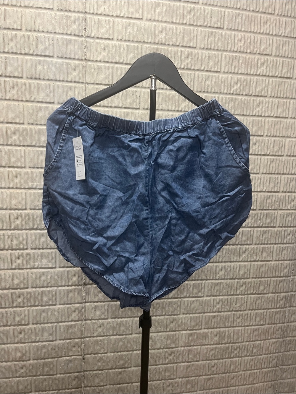 Cupshe Blue Athletic Elastic-Waist Men's Shorts